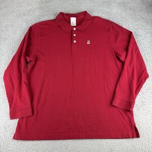 Disney Mickey mouse long sleeve Collar Shirt Men's size Xl Y2k Rugby 2000s